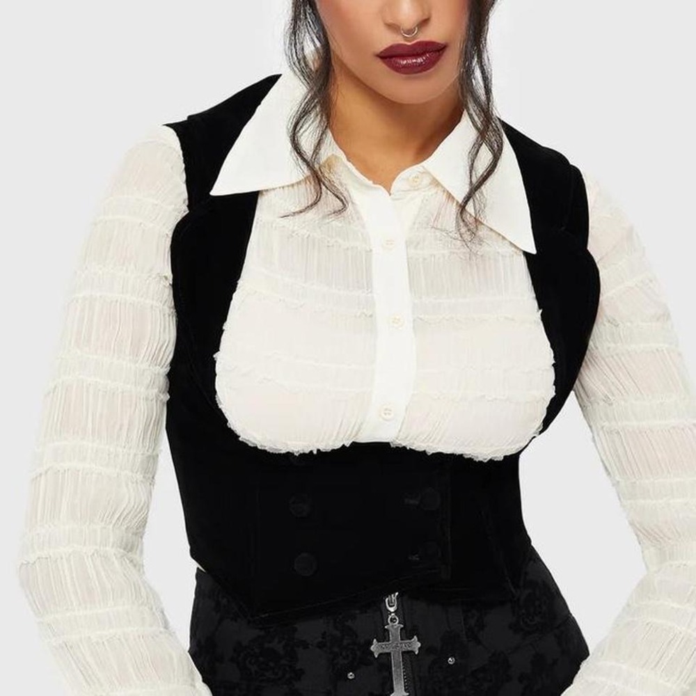 killstar erisande waistcoat its black friday collection